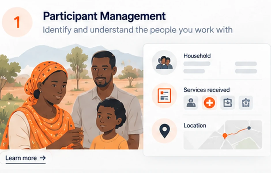 Participant management illustration.